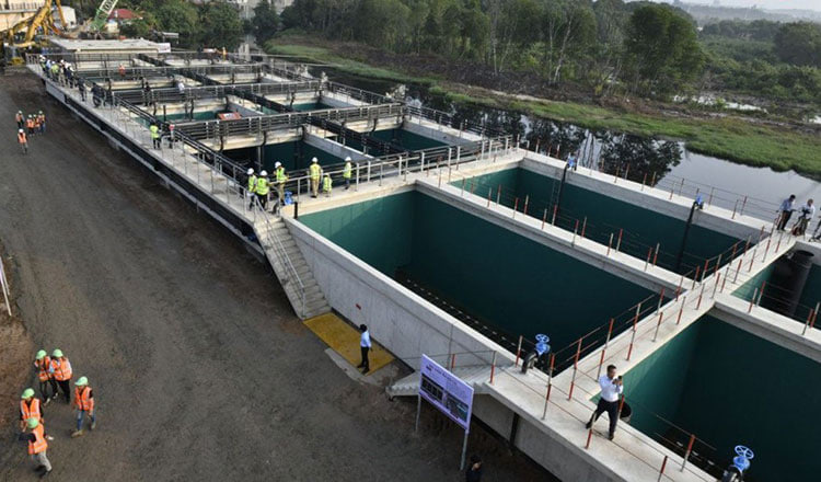 Third wastewater treatment plant construction project to complete in June